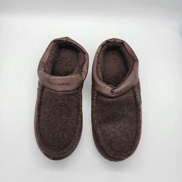 Nwot DEARFOAMS Whipstitch Trim Slipper - Picture 2 of 8